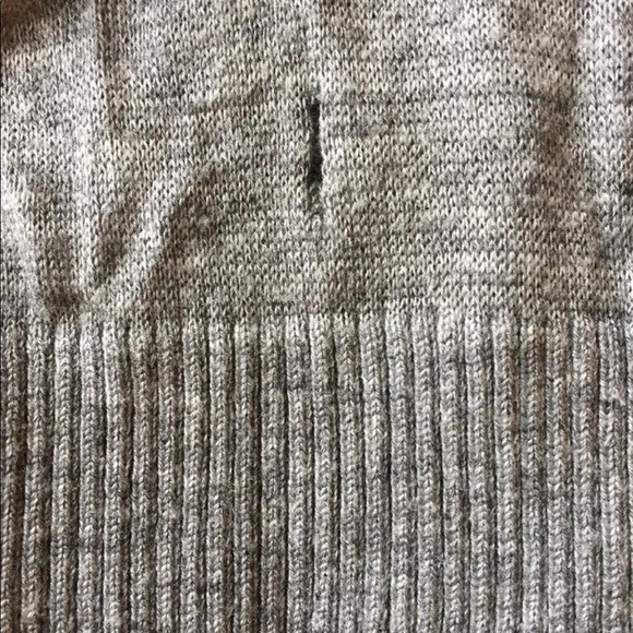 Le Chateau Women Cowl Neck Sweater Grey Wool Blend Small Dolman Sleeve - Picture 9 of 11